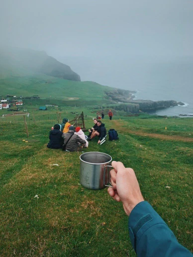 Утренний кофе перед началом трека