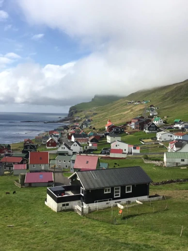 Городок на Фарерах