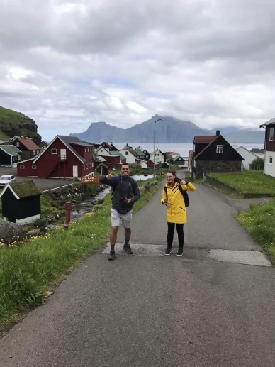 На улицах Фарерского городка